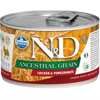 N&D Mini Düşük Tahıllı Tavuk Narlı 140 gr Köpek Maması kullananlar yorumlar